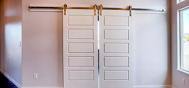 Glass Barn Door with Installation Hardware Kit Bountiful